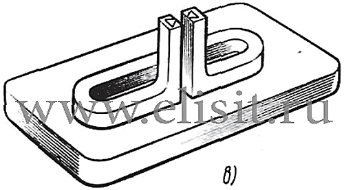 петлевой индуктор для закалки плоских поверхностей