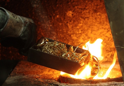 Индукционная печь для плавки золота